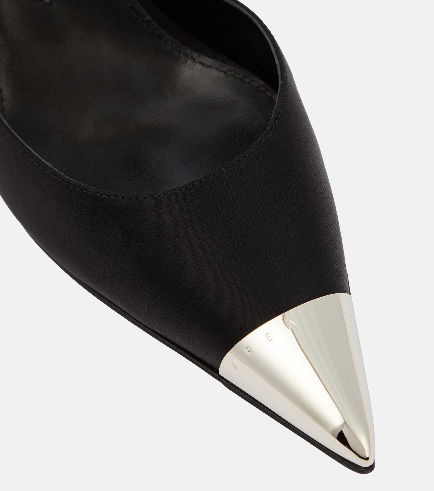 x Sergio Rossi Amazona feather-trimmed denim pumps - 6