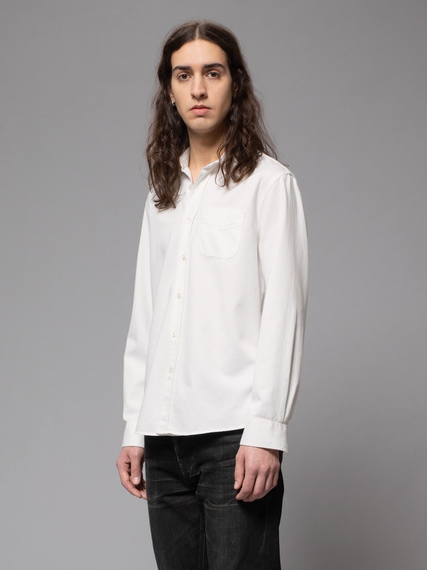 John Everyday Shirt Chalk White - 3