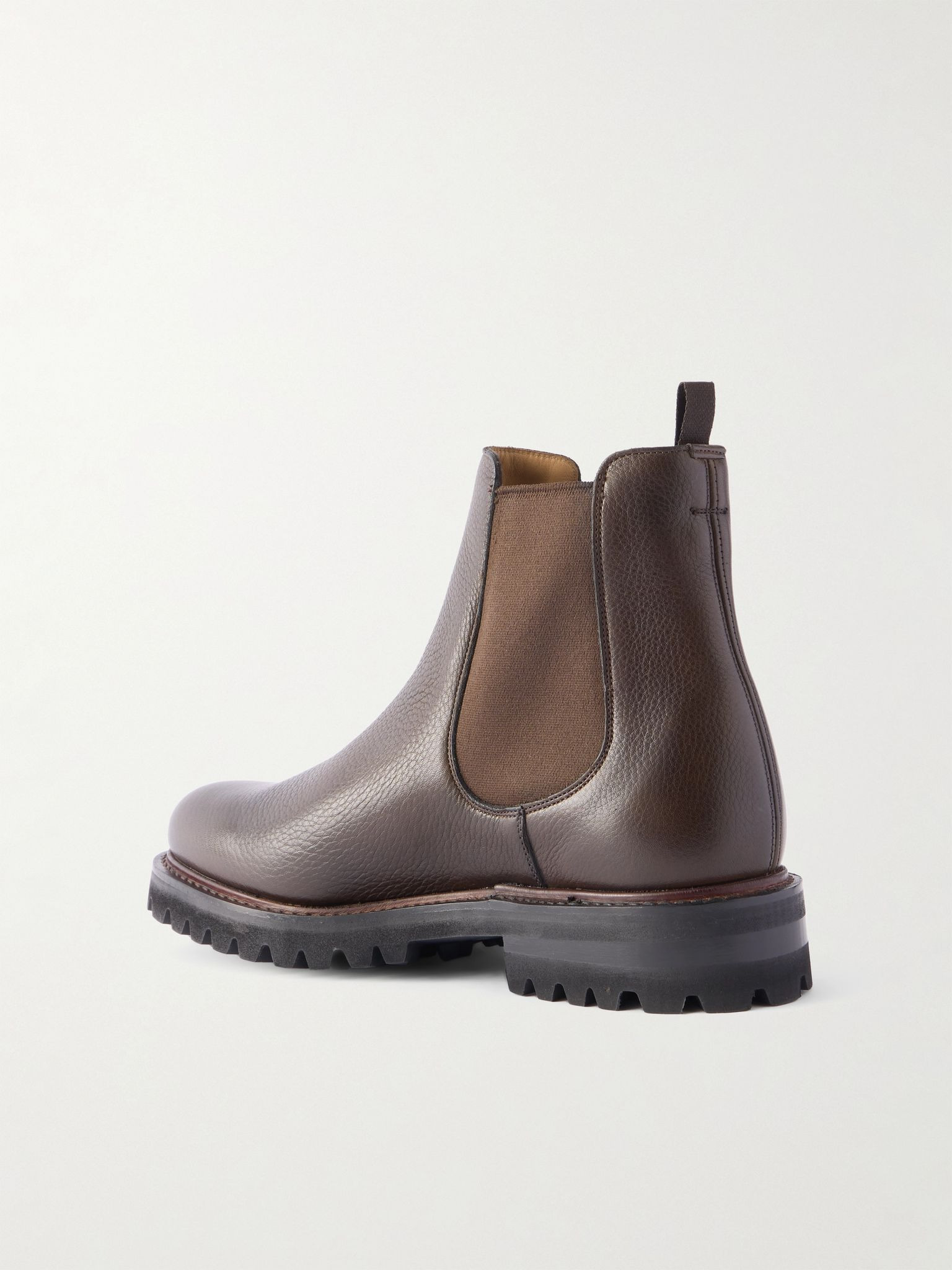 Cornwood 3 Full-Grain Leather Chelsea Boots Dark brown - 4