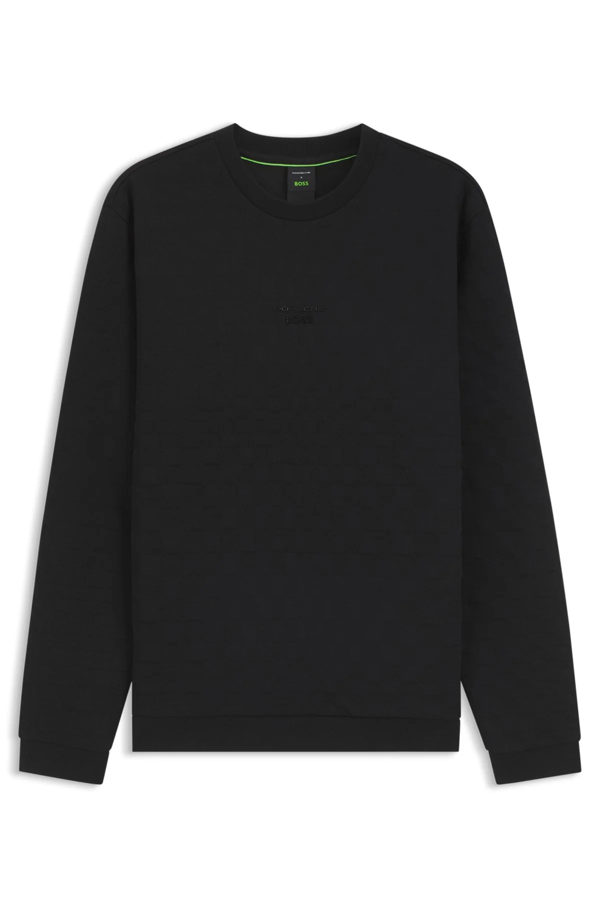 PORSCHE X BOSS SWEATSHIRT WITH PASHA CHECK JACQUARD - 1