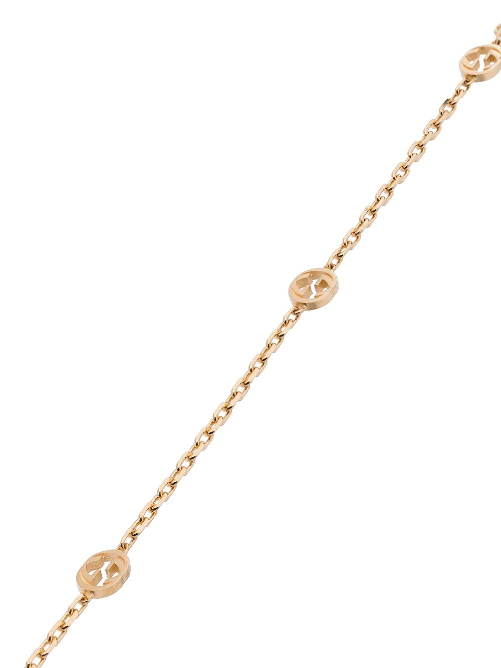 Interlocking GG 18kt yellow gold bracelet - 3