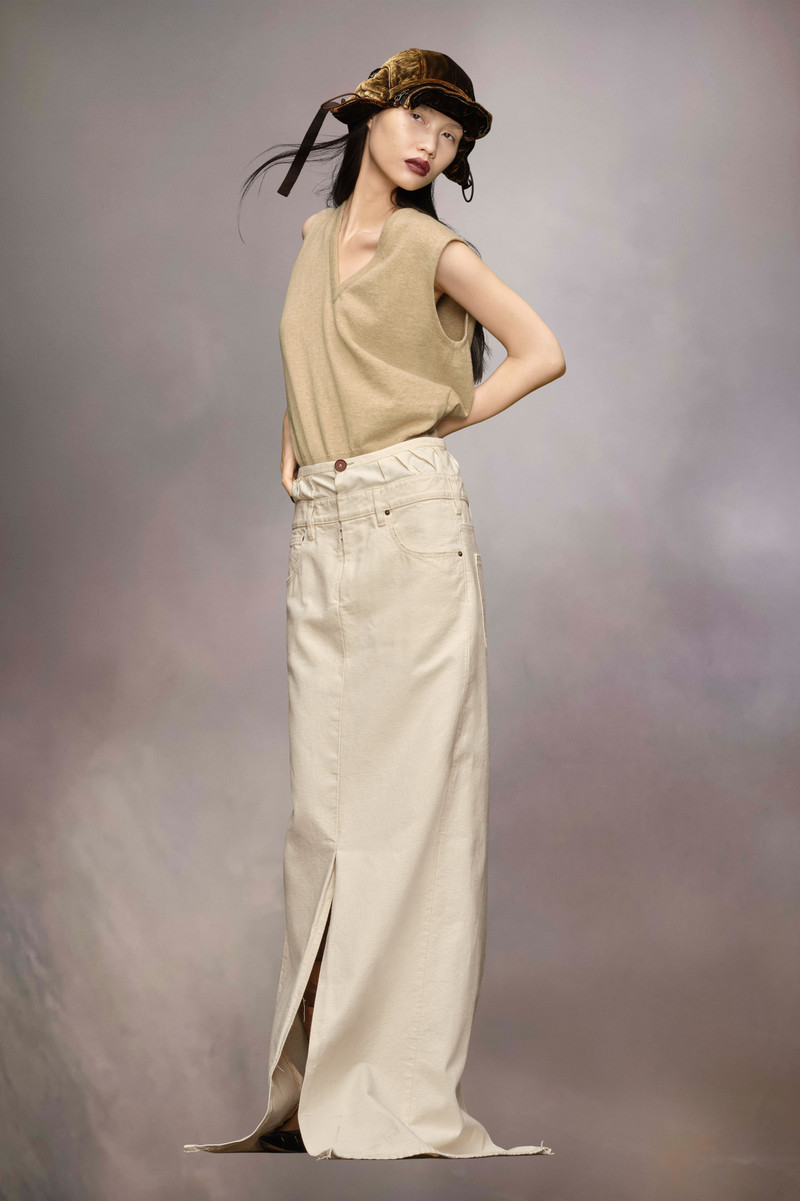 Anonymity of the lining denim skirt 4