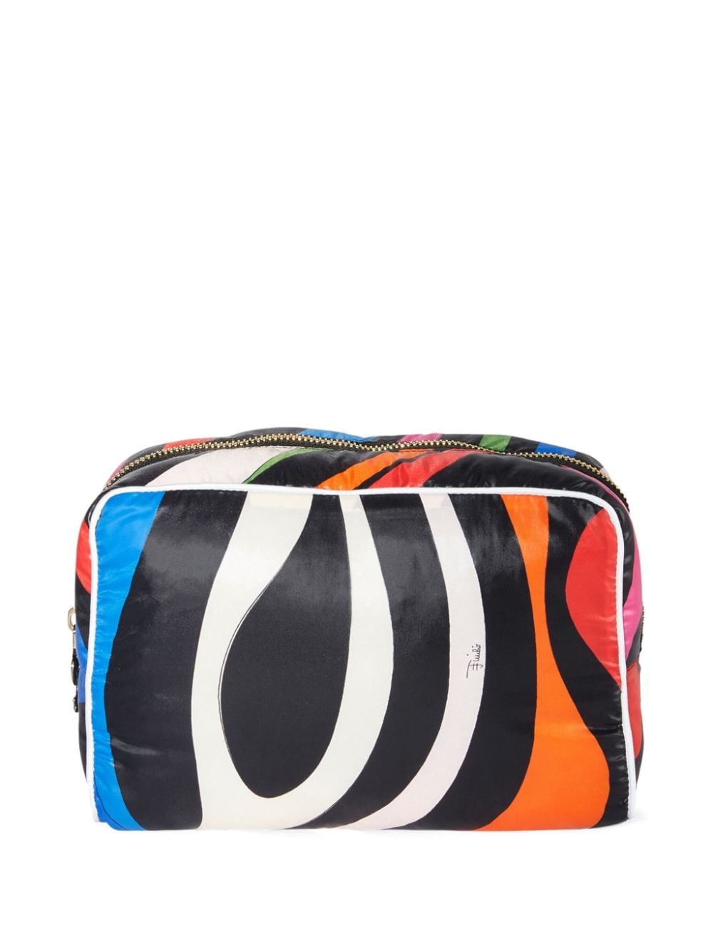 abstract-print make-up bag - 1