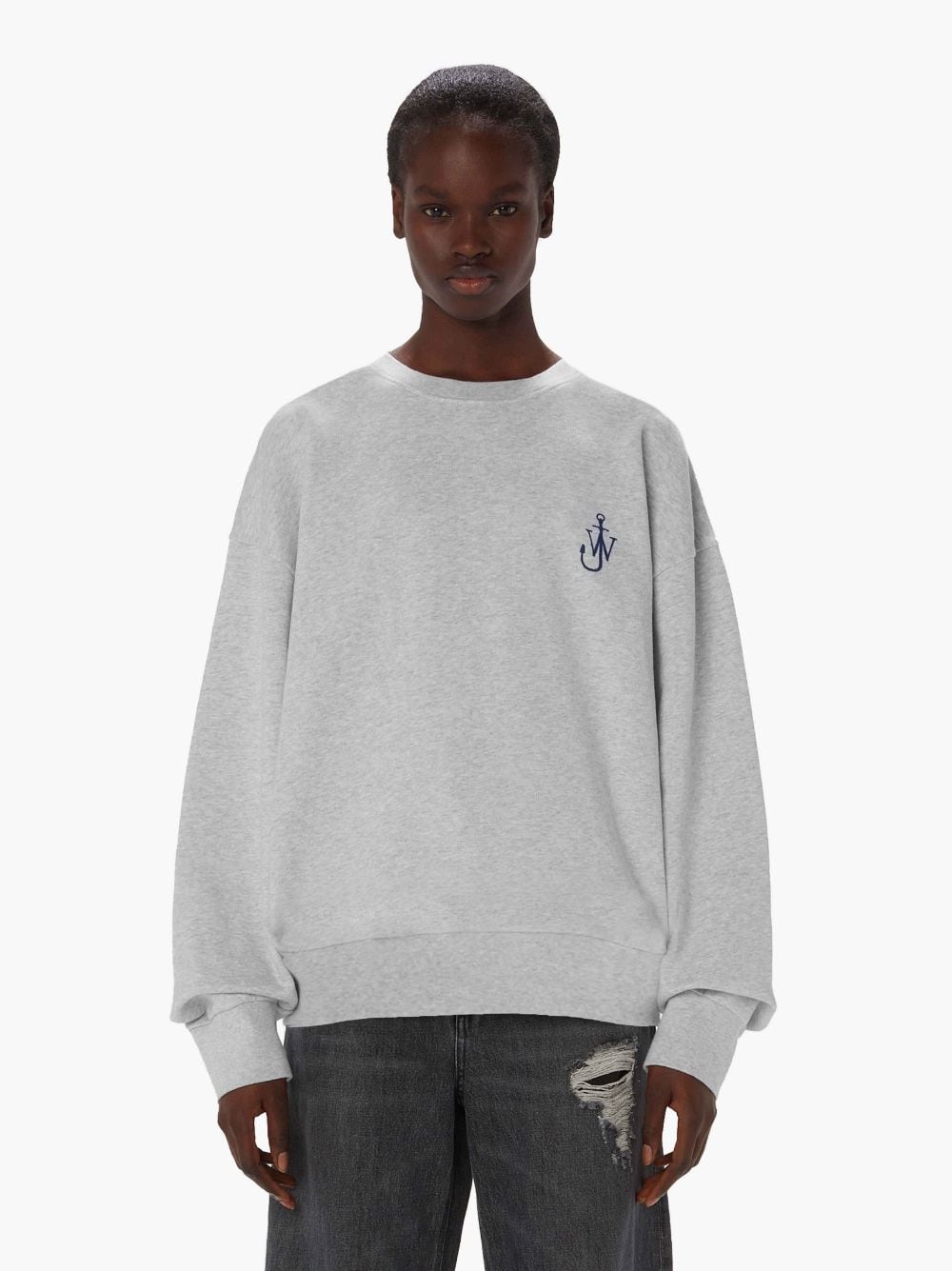 ANCHOR EMBROIDERY BACK PRINT SWEATSHIRT - 3