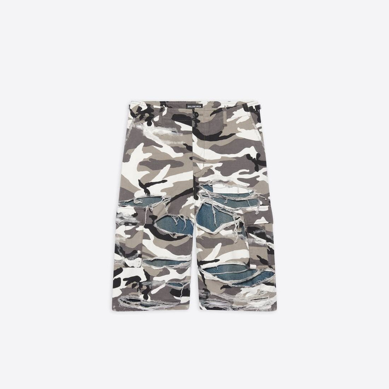 Trompe-l'oeil Shorts in Grey 1