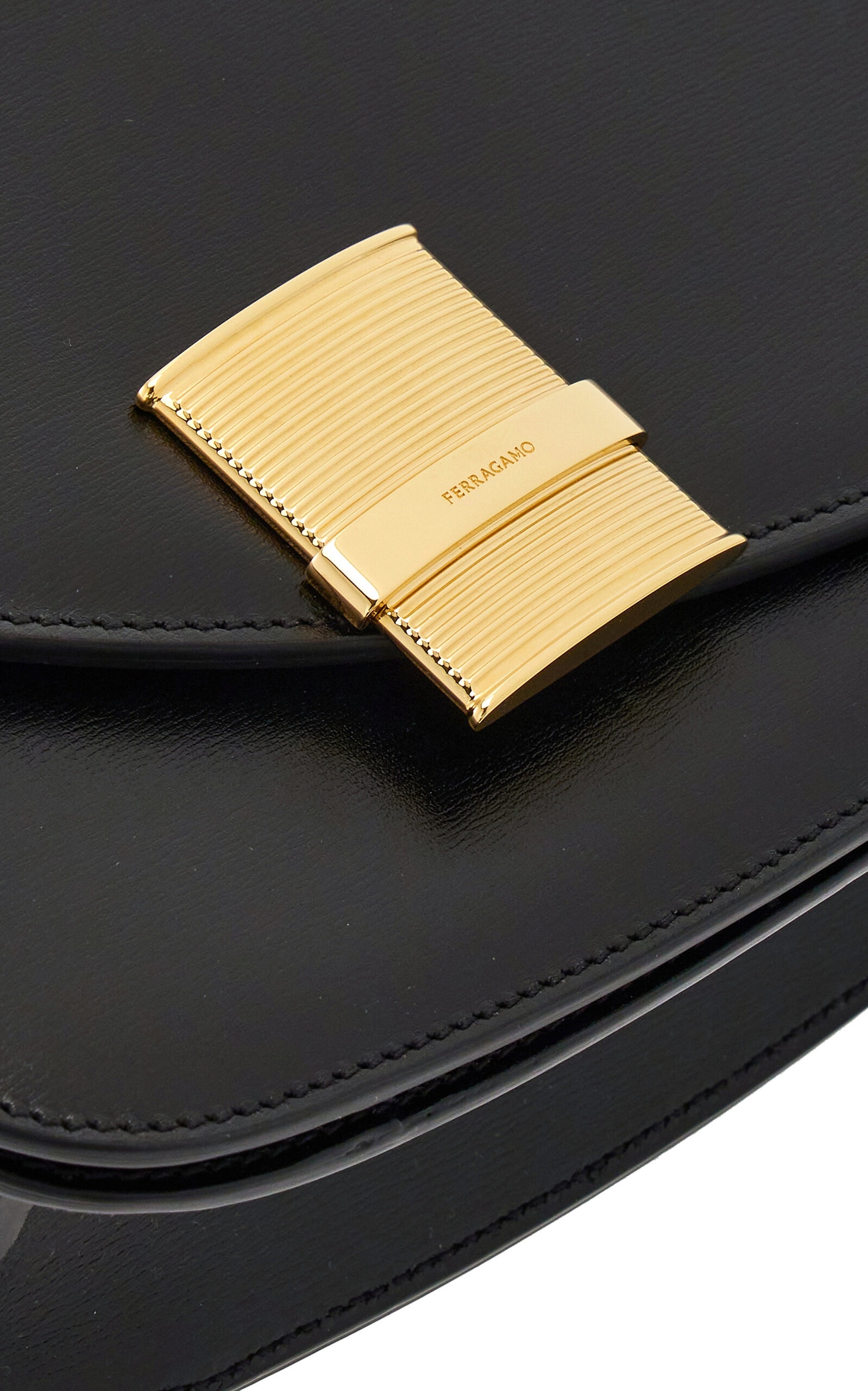 Fiamma Leather Crossbody Bag black - 7