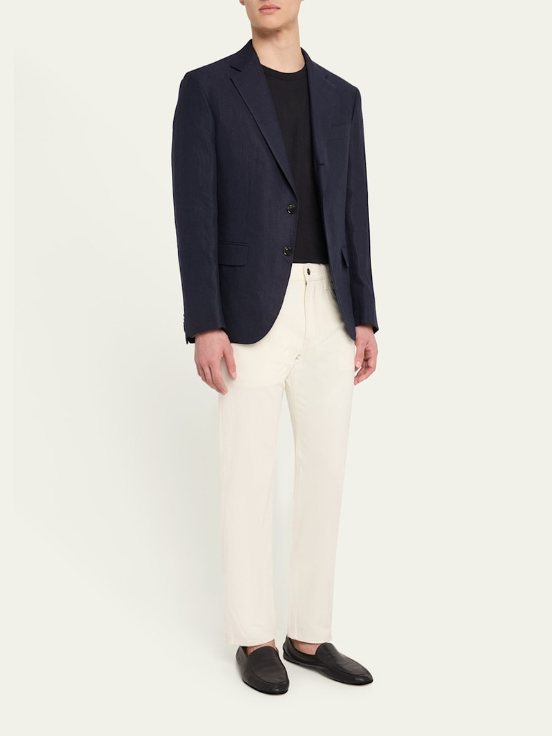 Loro Piana Men's Quarona Soft Denim Pants outlook