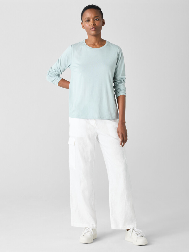 Organic Pima Cotton Jersey Long-Sleeve Tee 3