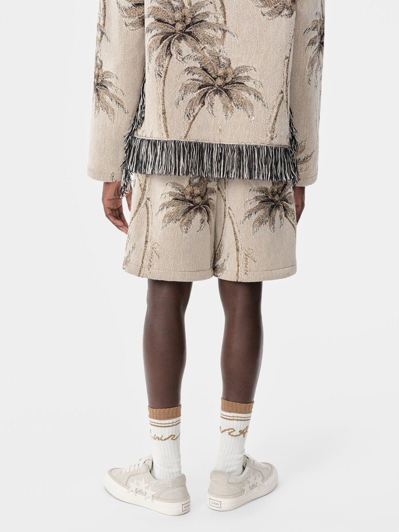 AMIRI TWISTED PALMS TAPESTRY SHORT outlook