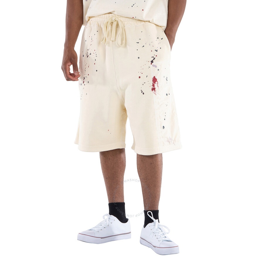 A Cold Wall Studio Paint-Splatter Cotton Track Shorts - 6