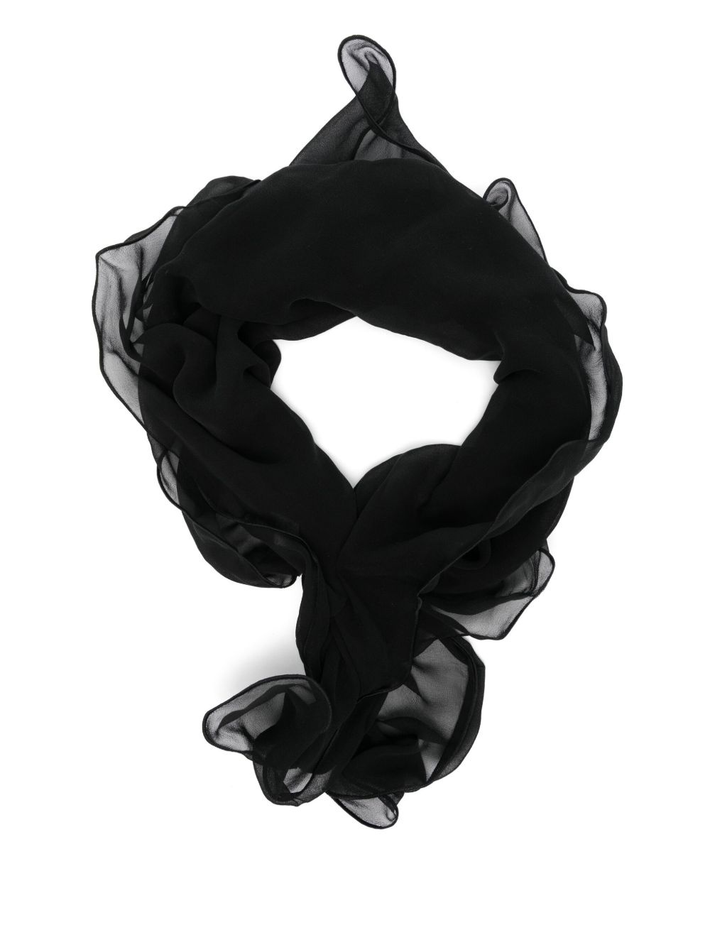 silk head scarf - 1