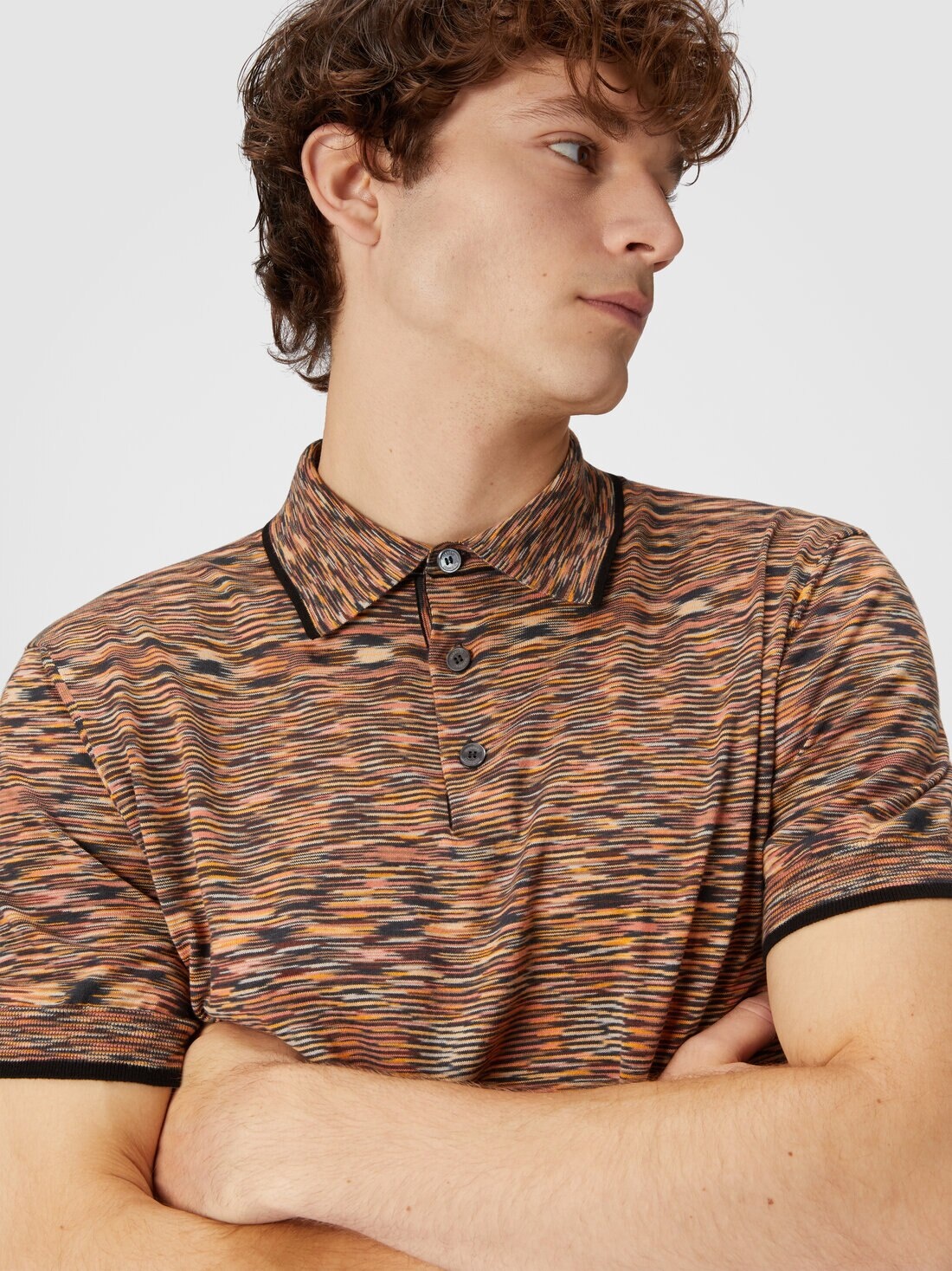 Slub cotton polo shirt - 4