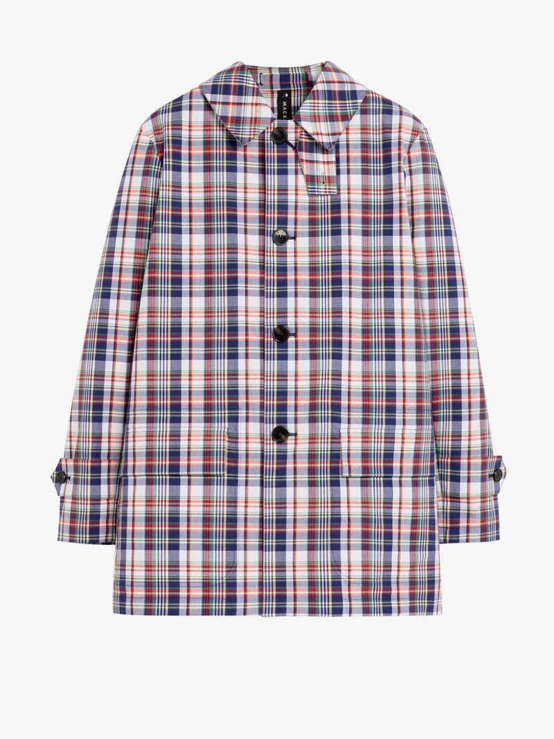 TORRENT BEIGE CHECK SHORT COTTON COAT 1
