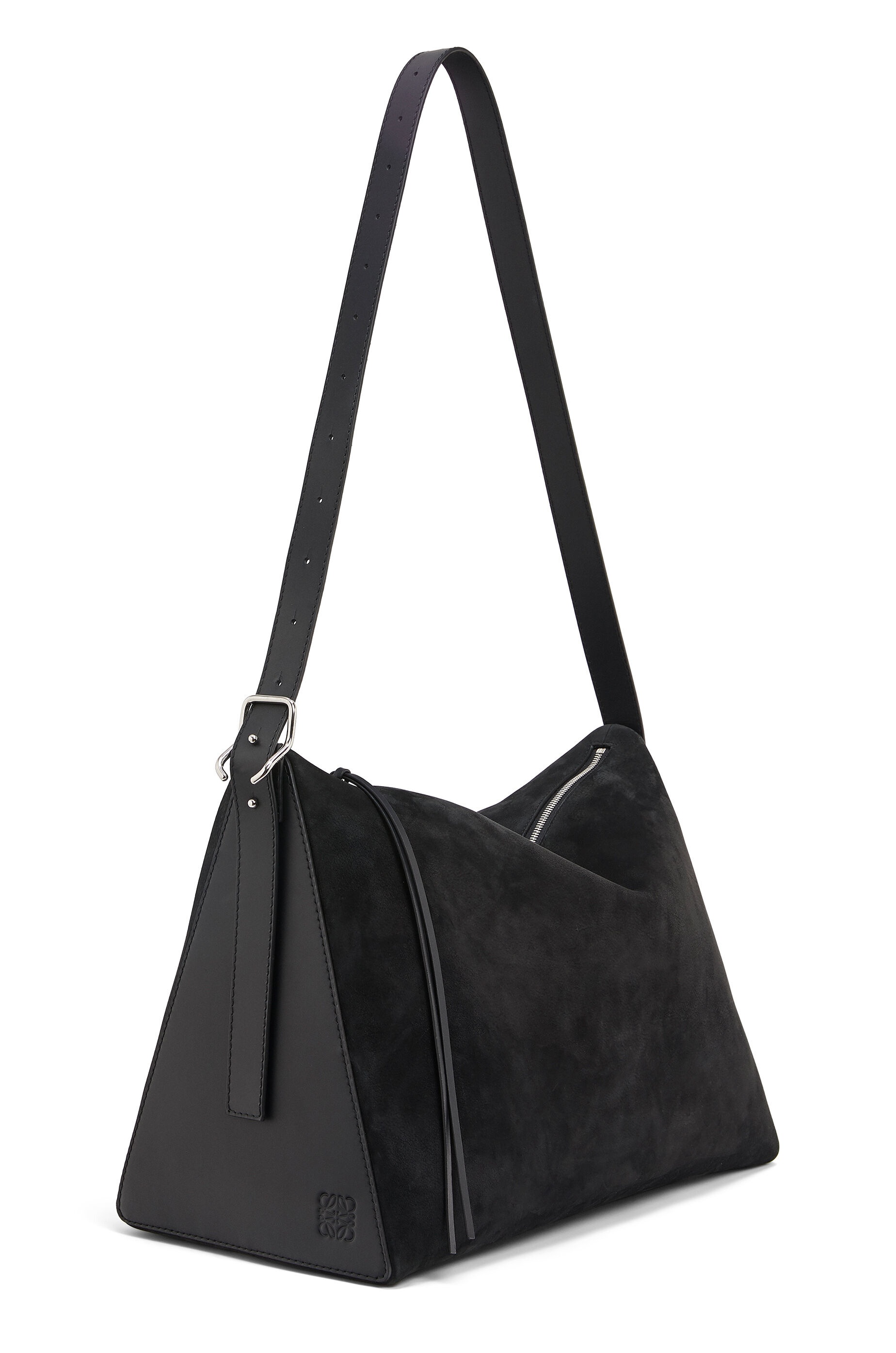 Large Berlingo bag in nubuck and calfskin - 3