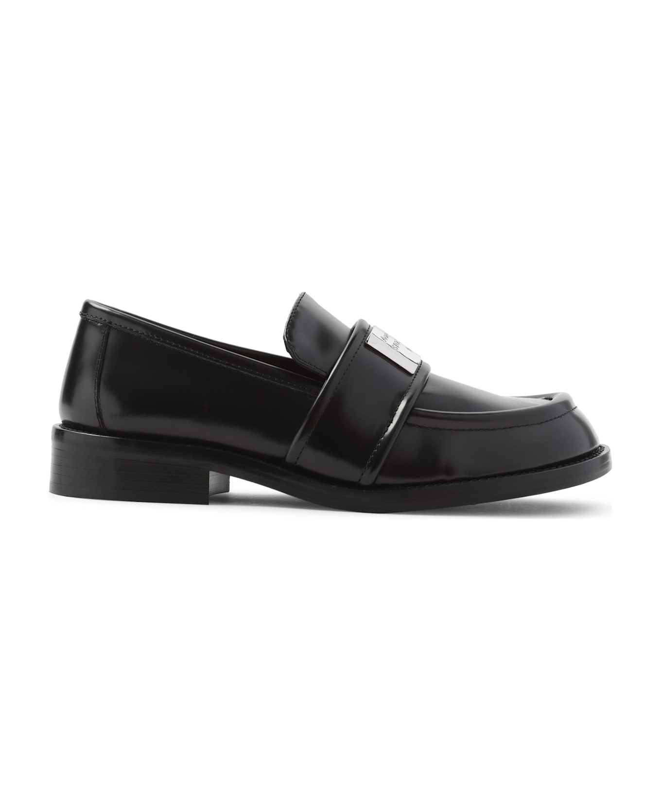 Black Leather Loafers - 2