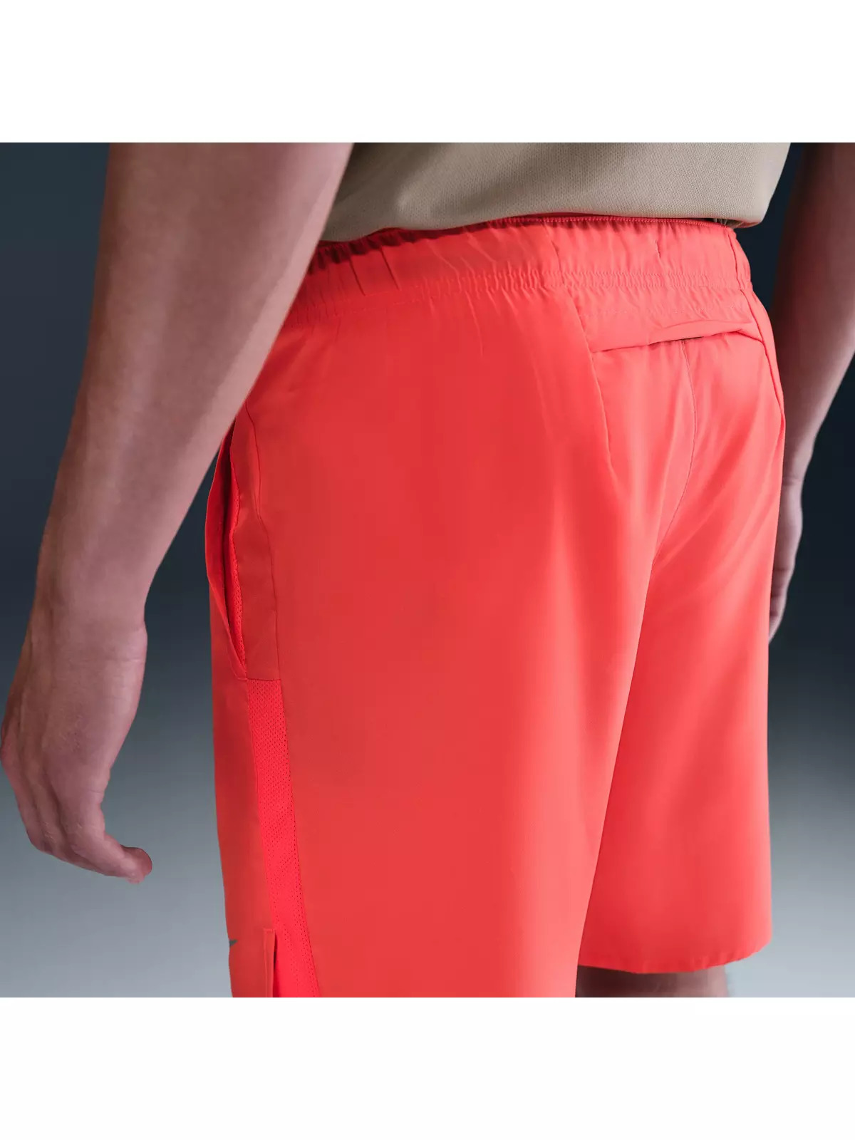 Men's Challenger Dri-FIT 7" Brief-Lined Running Shorts -Red - 4