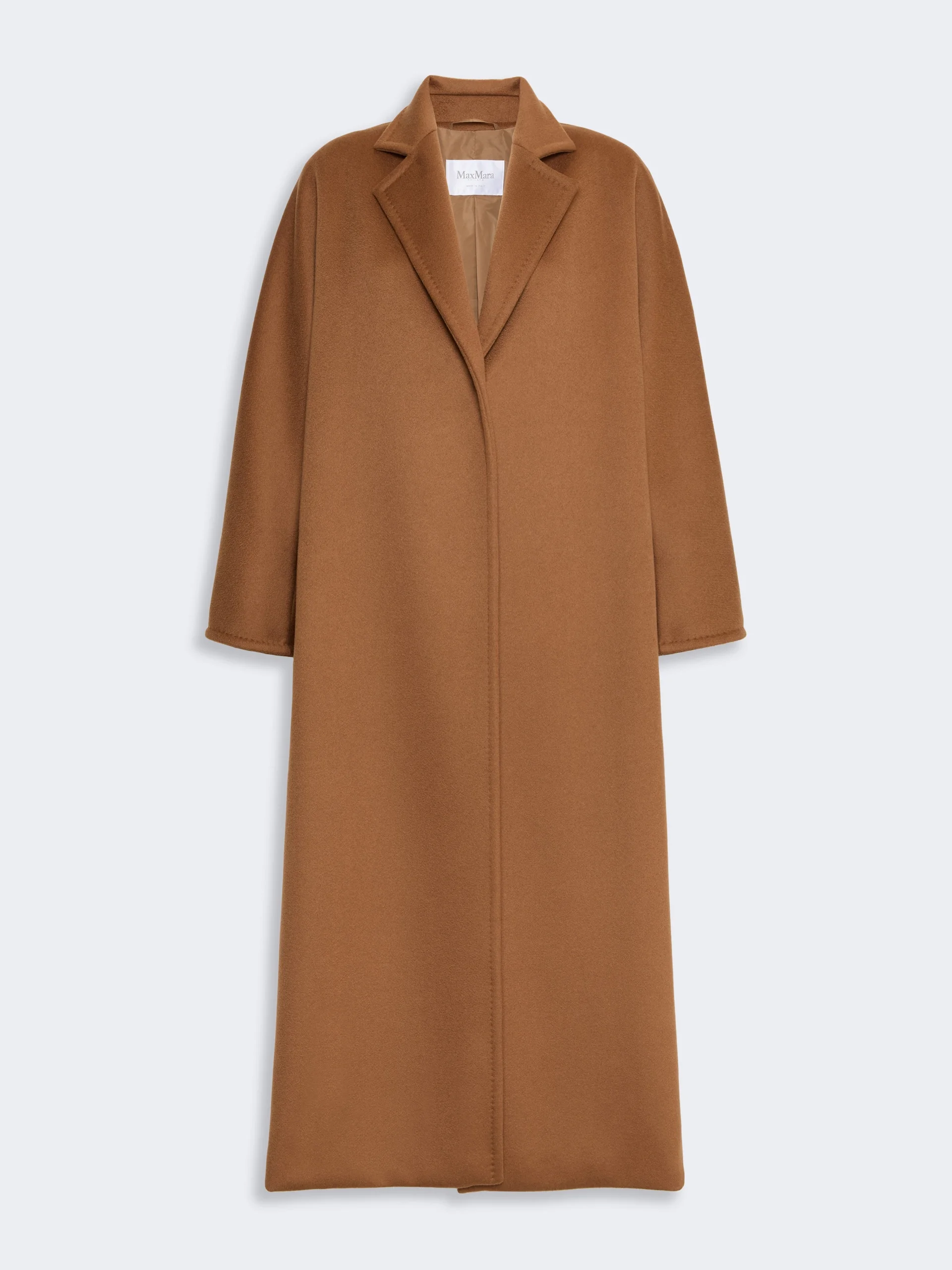 STRENNA Long cashmere coat - CAMEL - 1