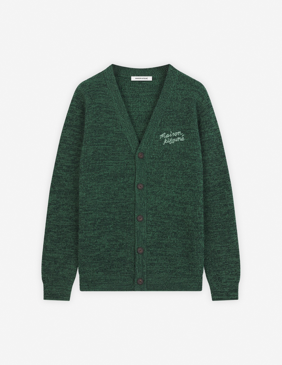 MAISON KITSUNE HANDWRITING COMFORT CARDIGAN - 1