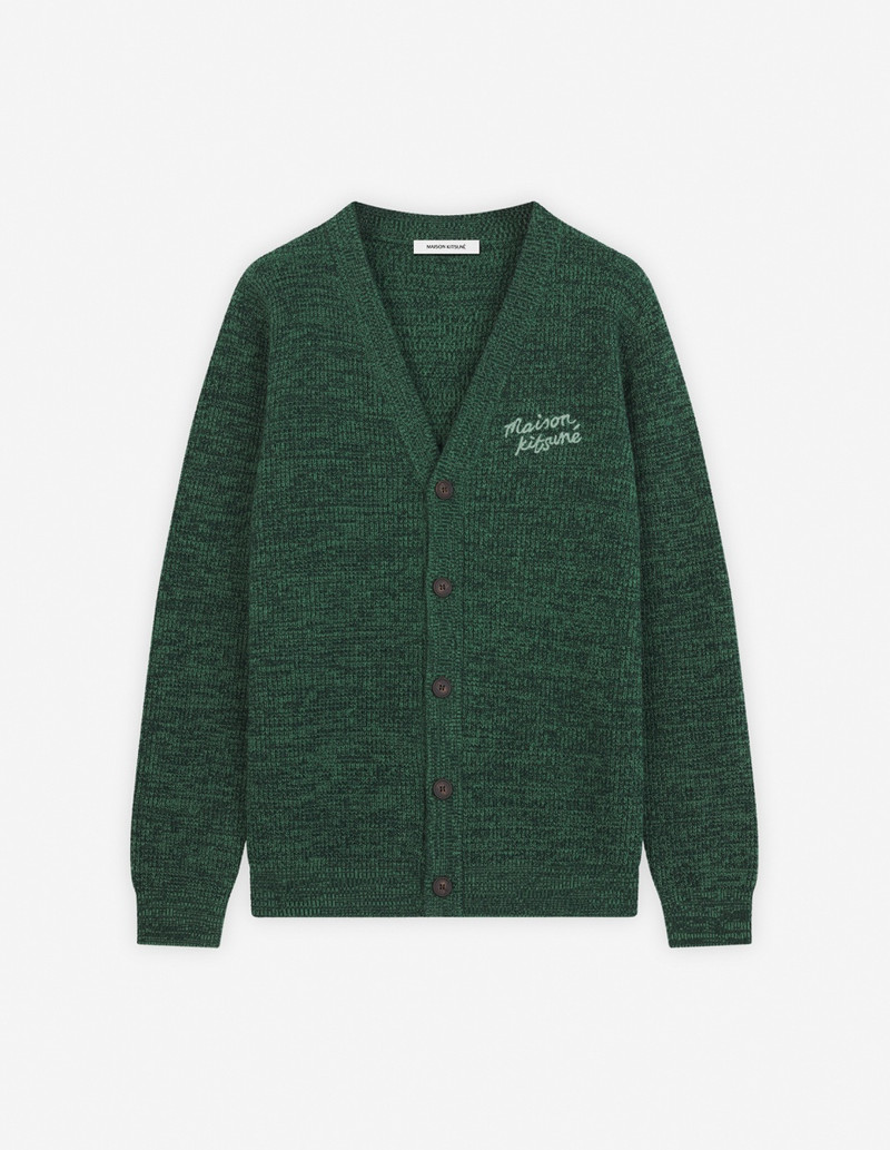MAISON KITSUNE HANDWRITING COMFORT CARDIGAN 1