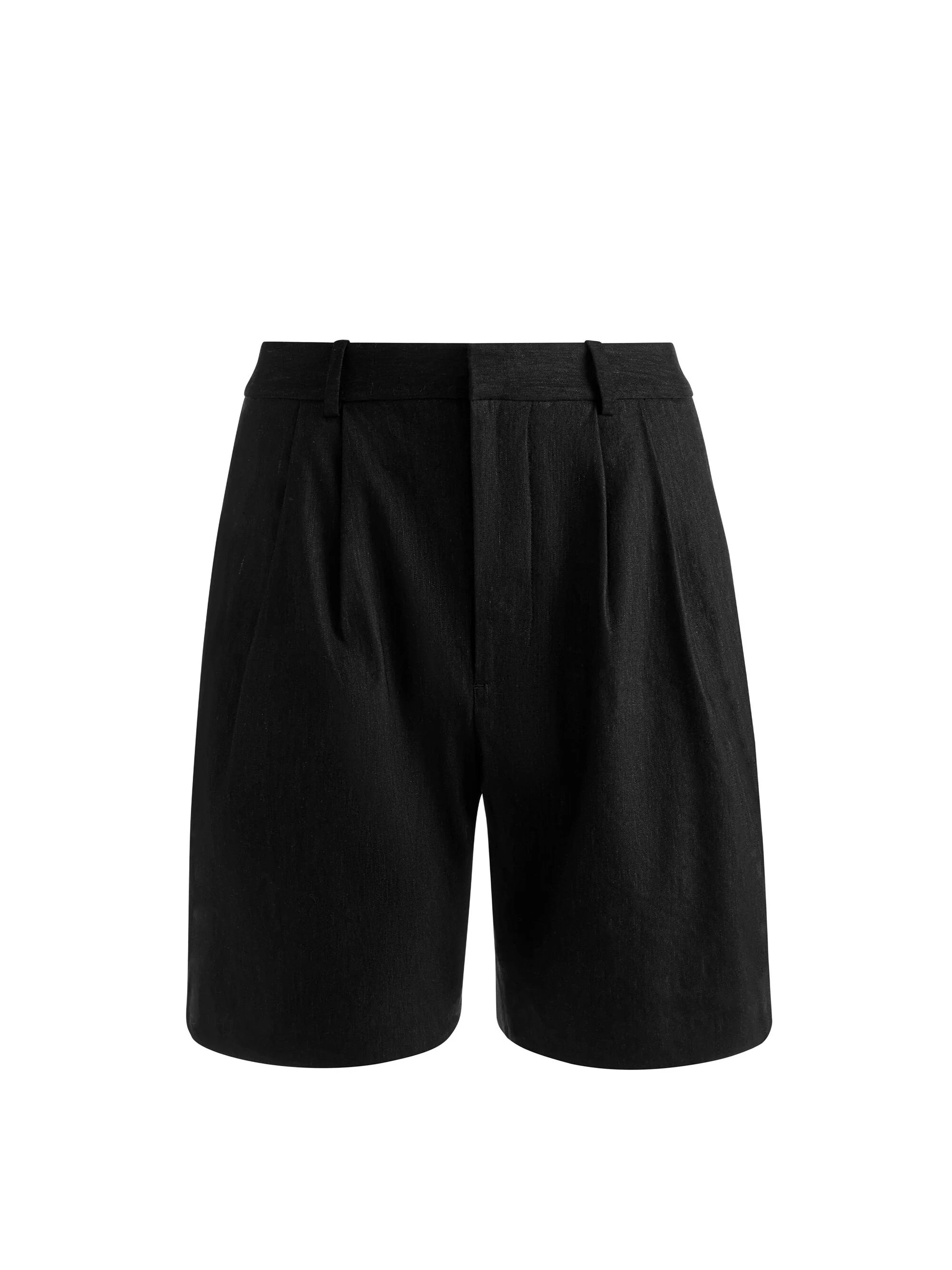 CONRY LINEN BERMUDA SHORT - 1