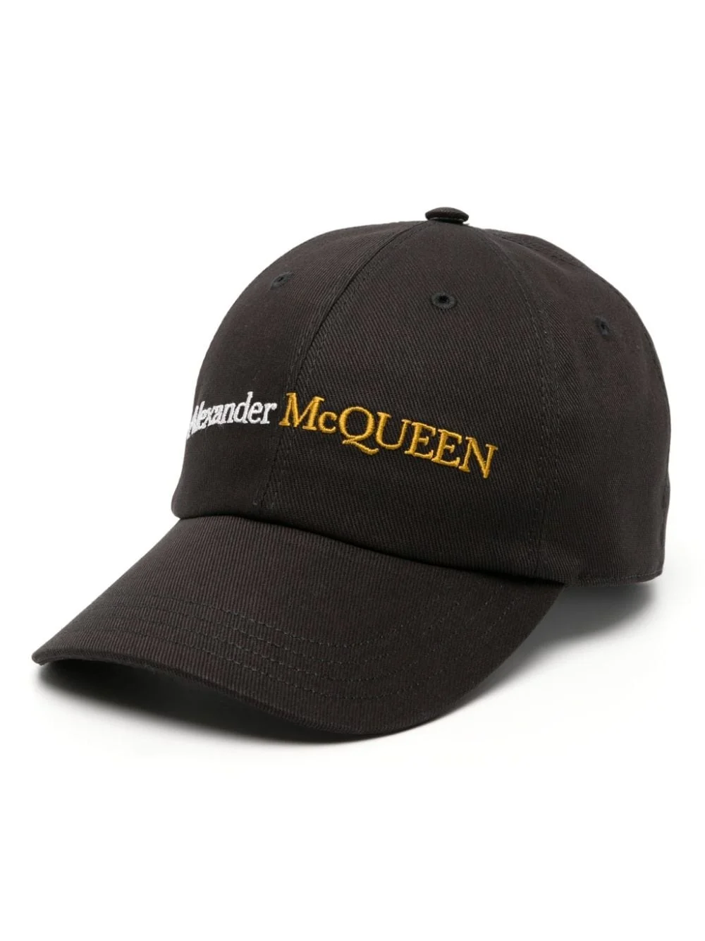 logo-embroidered cotton baseball cap - 1