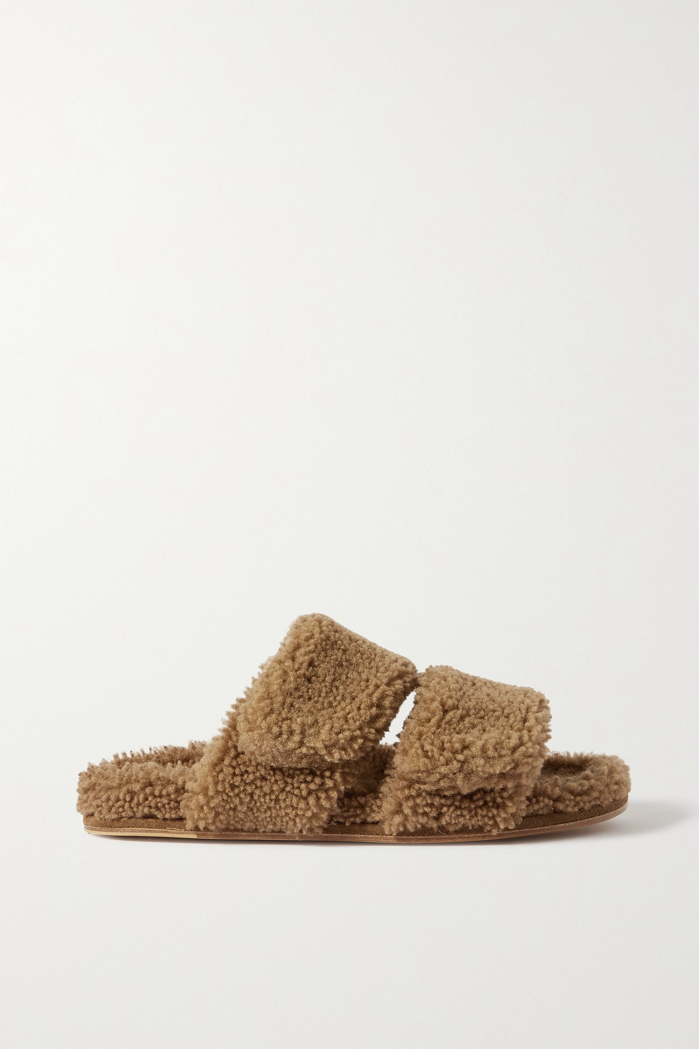 Shearling slides - 1