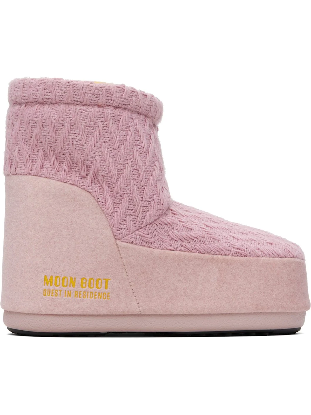 Pink Moon Boot Edition Icon Low No Lace Knit Boots - 1