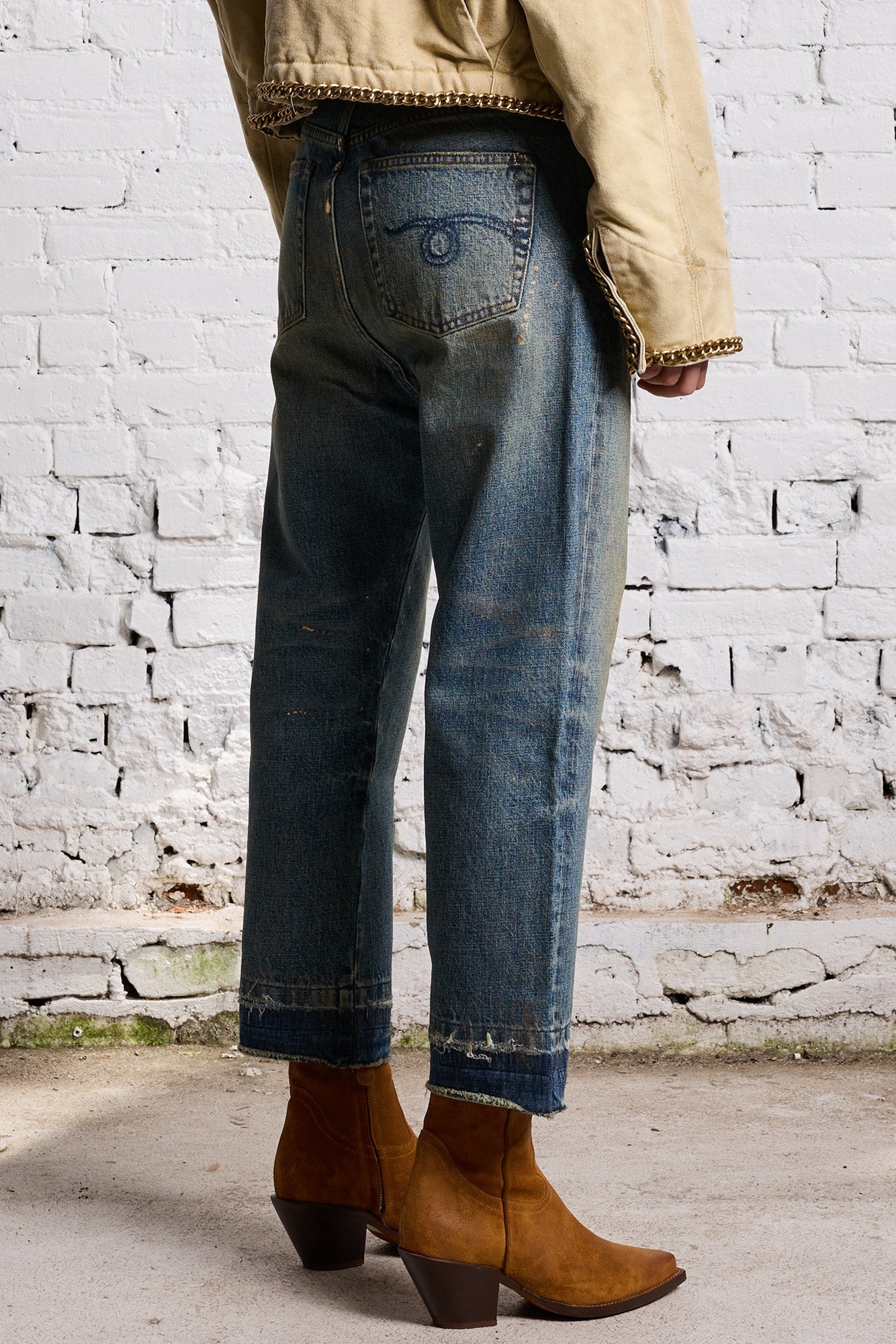 TAILORED DROP - SPLATTERED CLINTON BLUE - 6