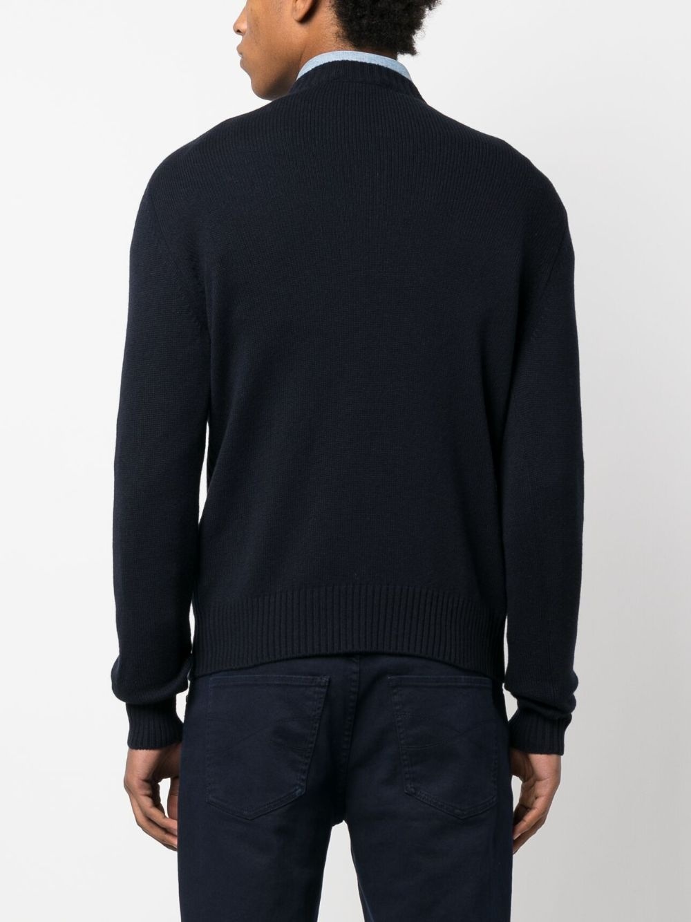 long-sleeve cashmere jumper - 4