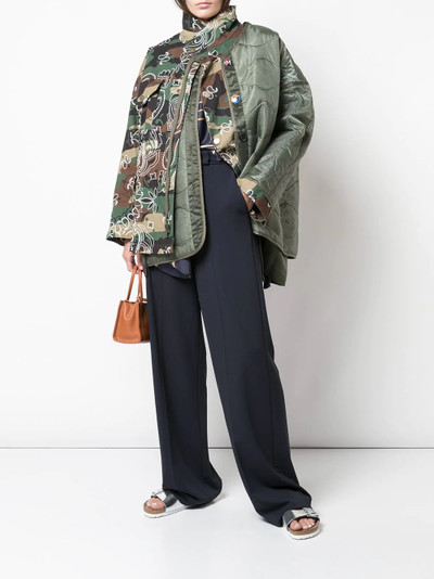 Monse camouflage oversized jacket outlook