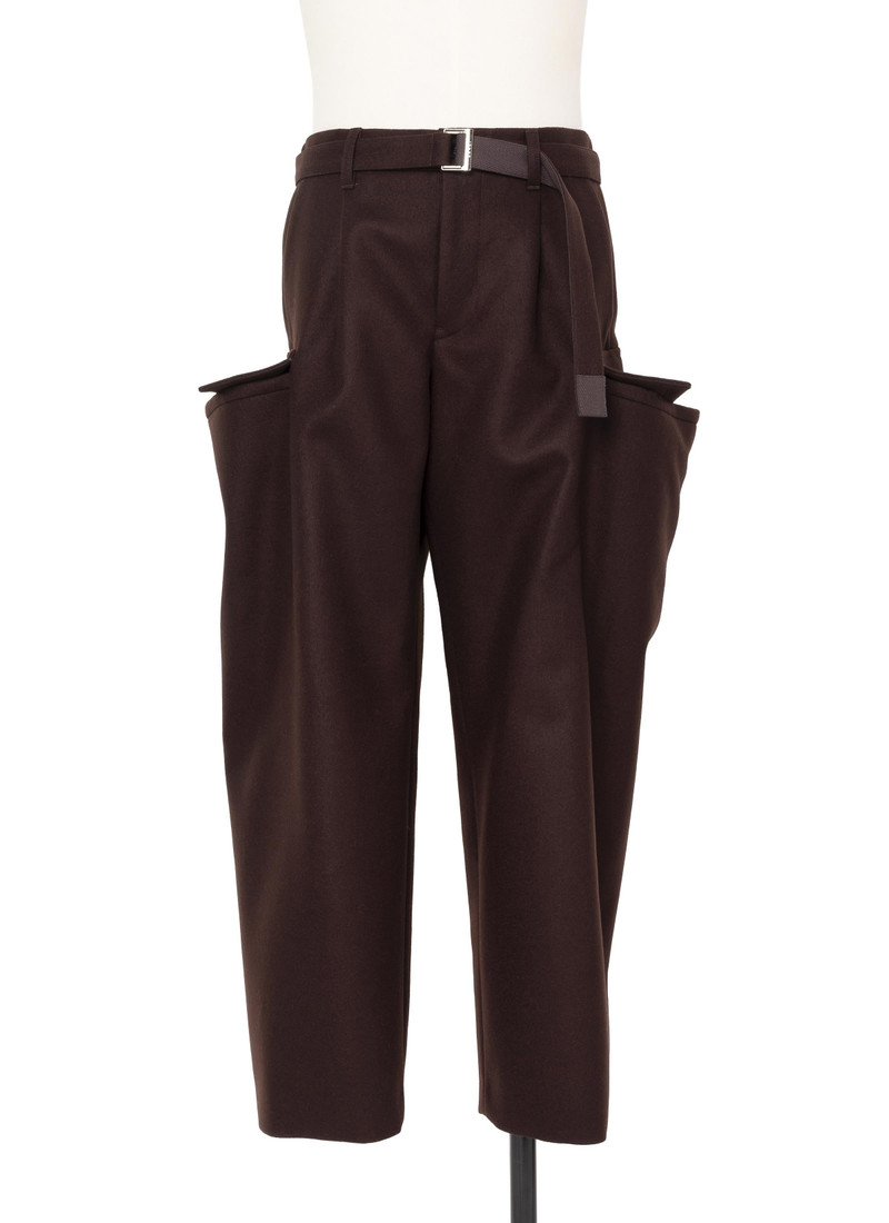 sacai Wool Melton Pants outlook