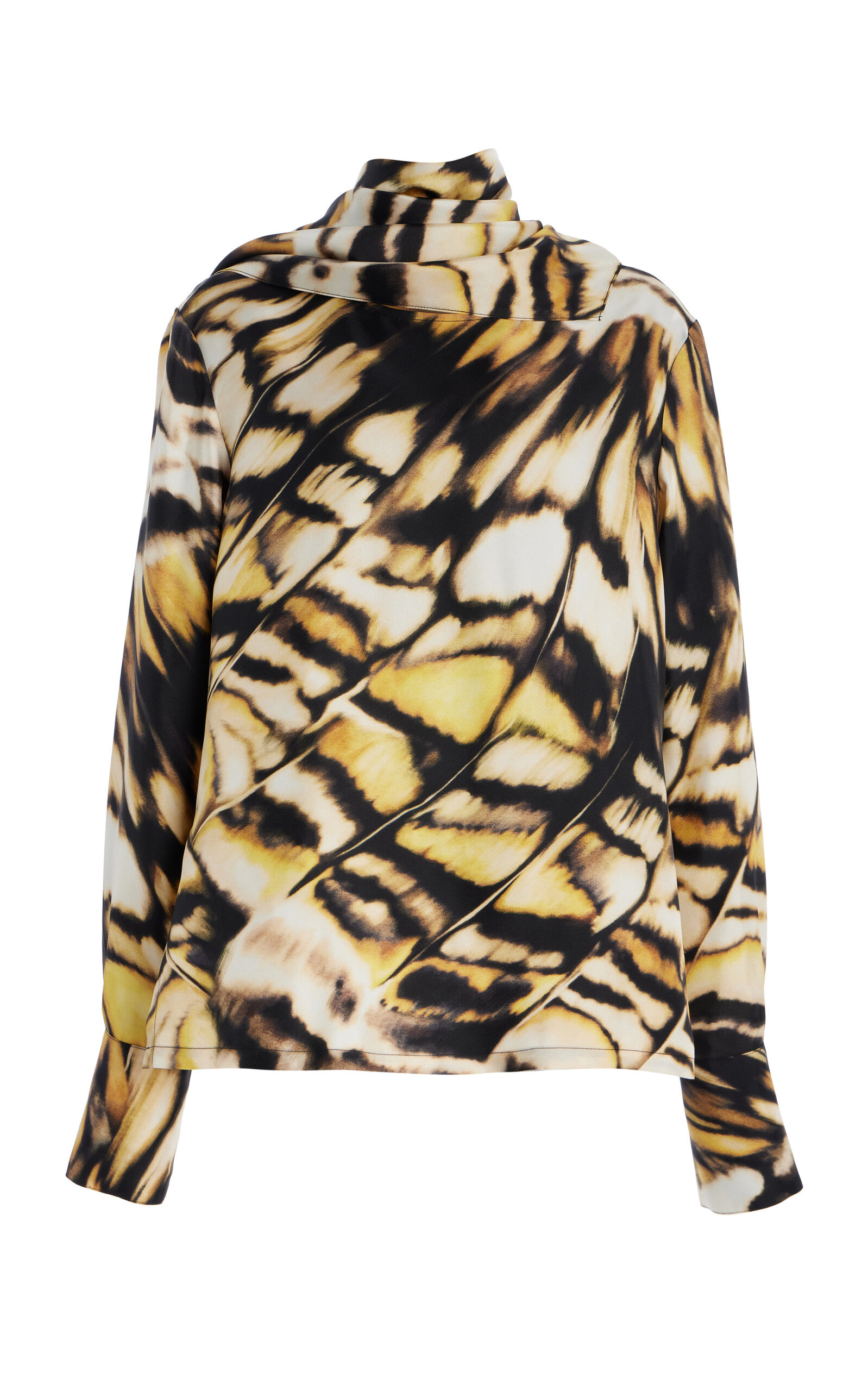 Silk Twill Top print - 1