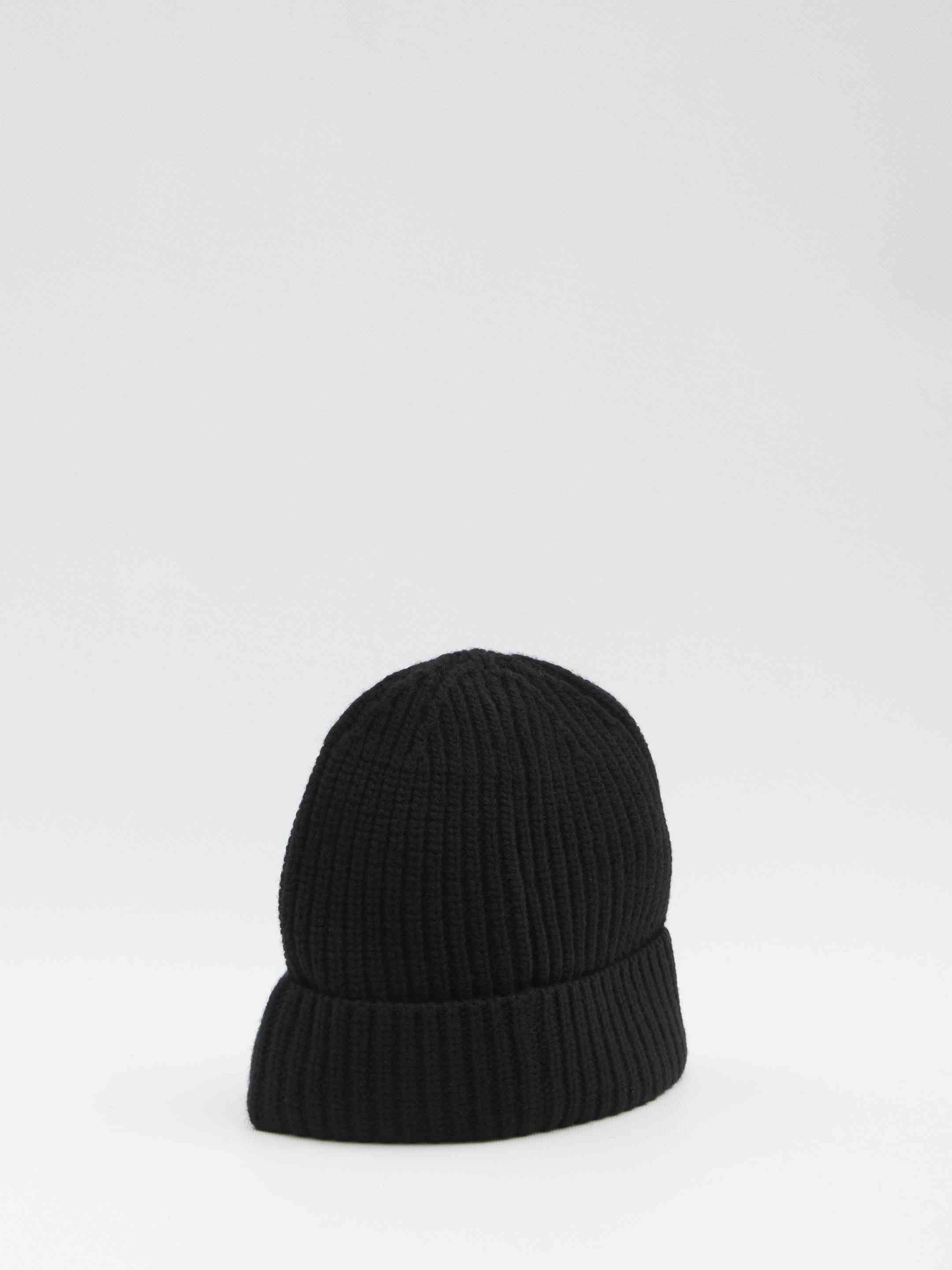 Stone Island Men Beanie With Compass Logo Patch - 2