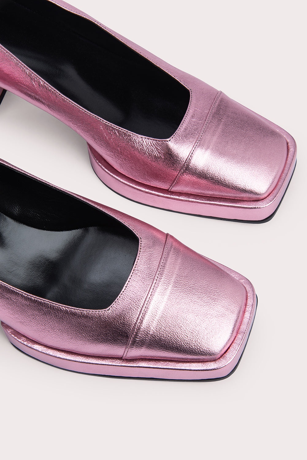 Sava Pink Metallic Leather - 4