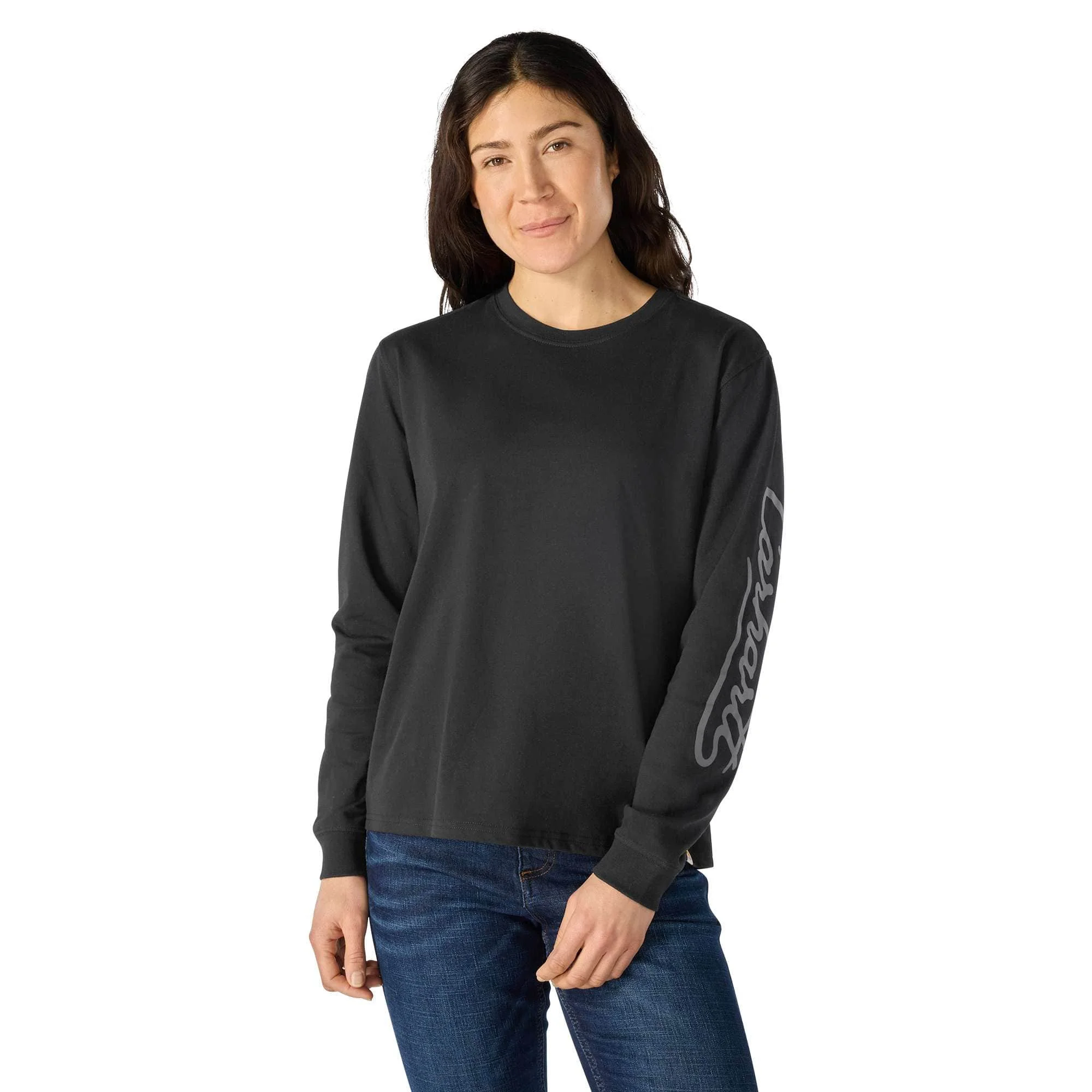 Women's Irvine Loose LS Logo T-Shirt - 1