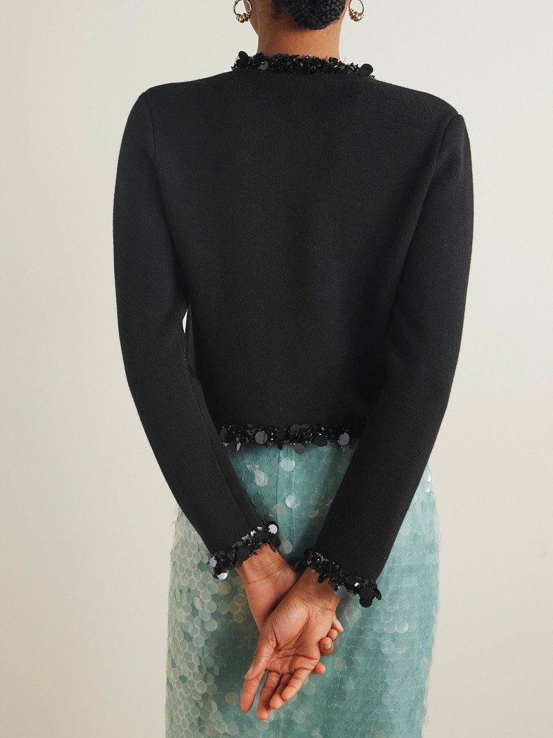 Kendra Embellished Wool And Cashmere-blend Cardigan 3
