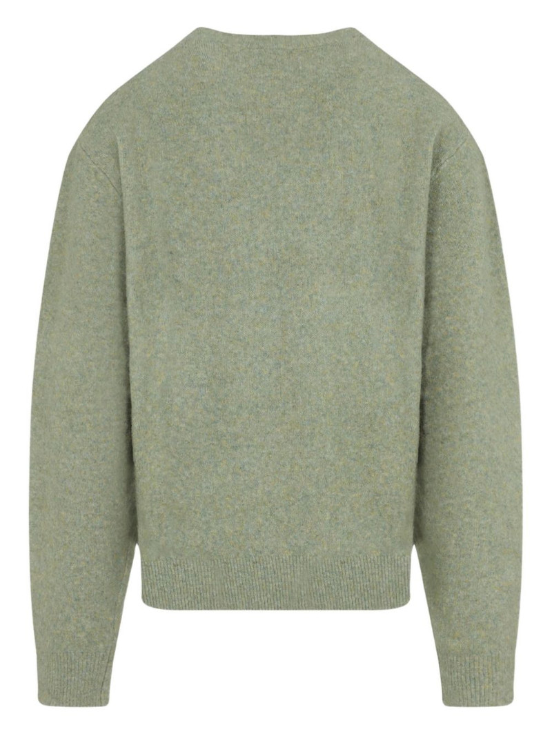 Carhartt crew-neck logo-embroidered sweater outlook