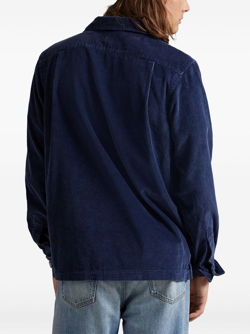 patch-pockets long sleeve shirt 4