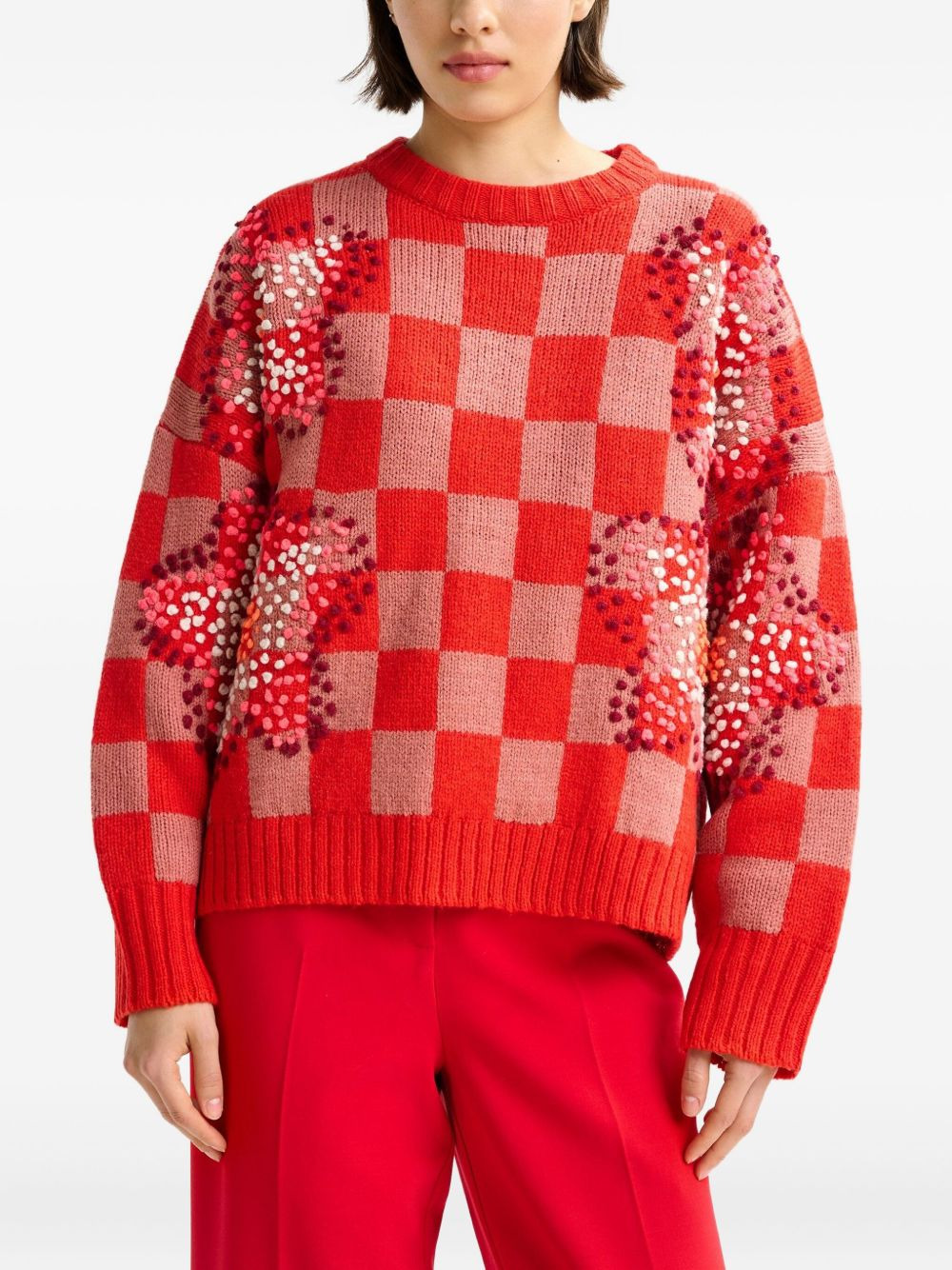 Inter checkerboard sweater - 4