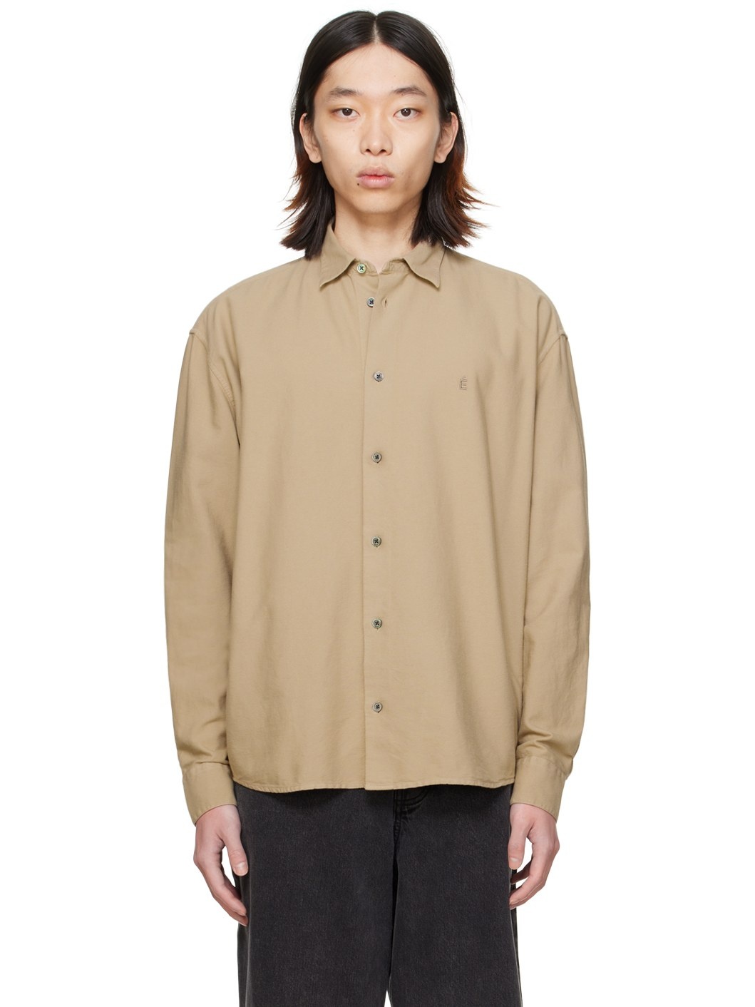 Beige Lyrique Accent Shirt - 1