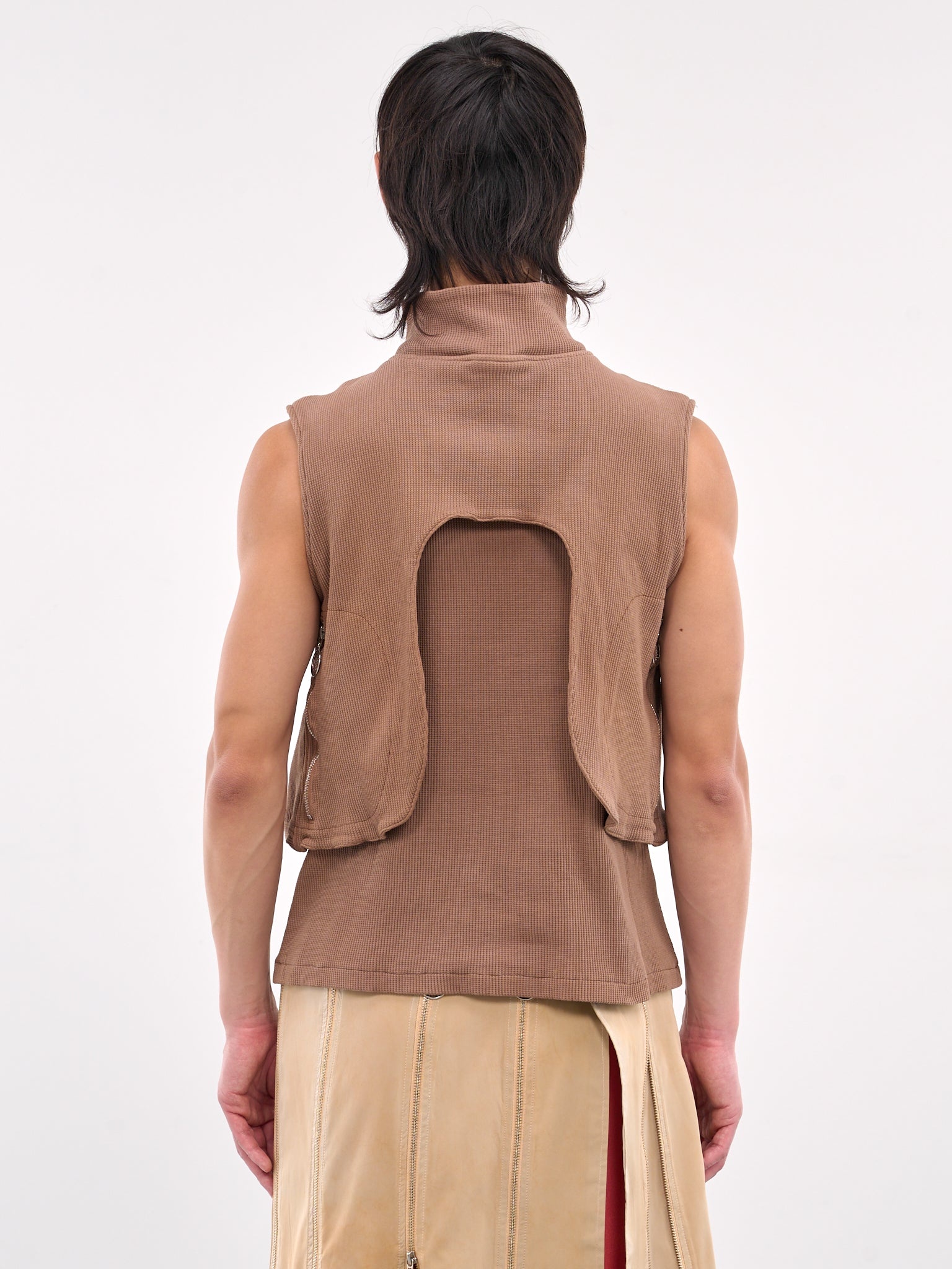 Waffle Jersey Utility Vest - 3
