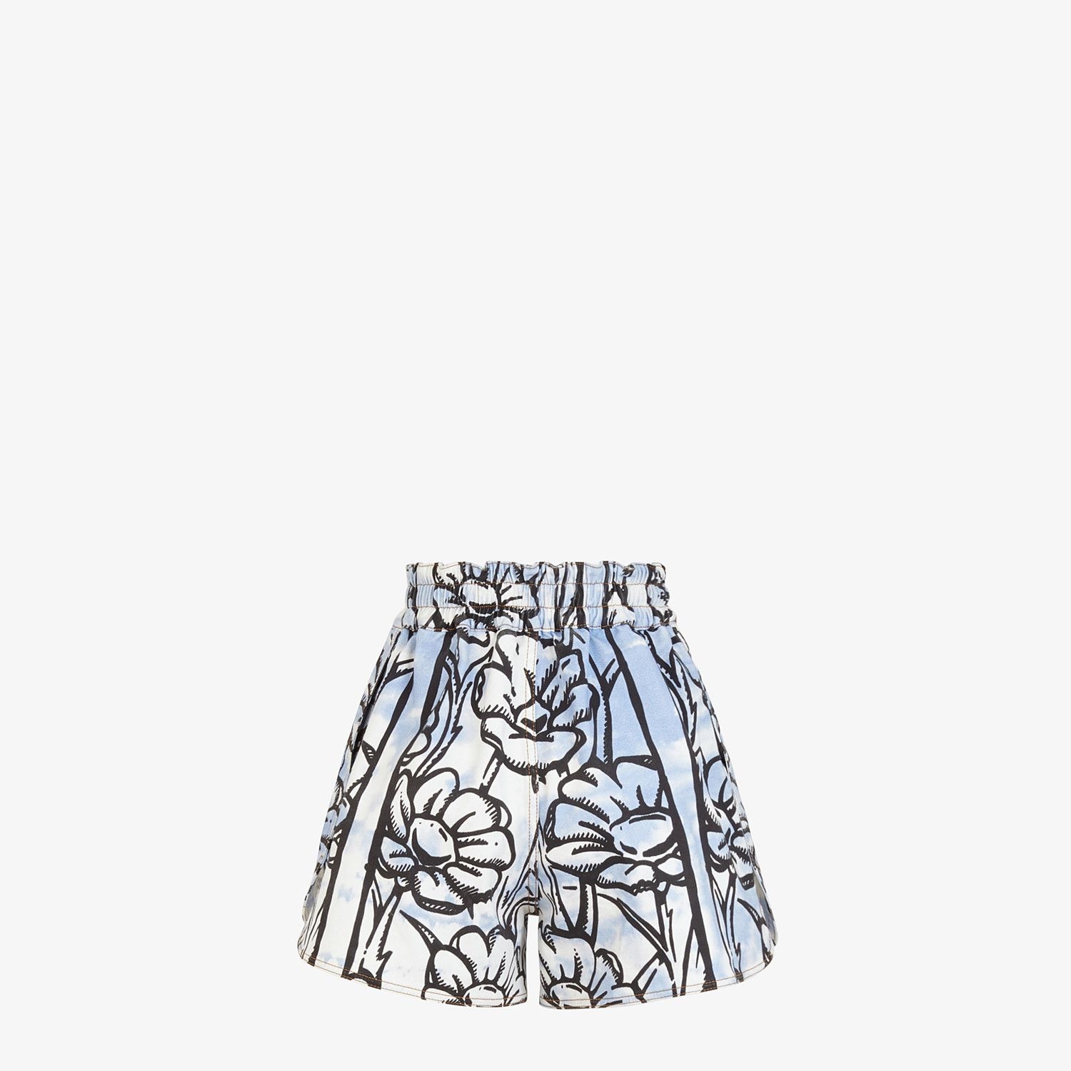 Fendi Roma Joshua Vides denim shorts - 2