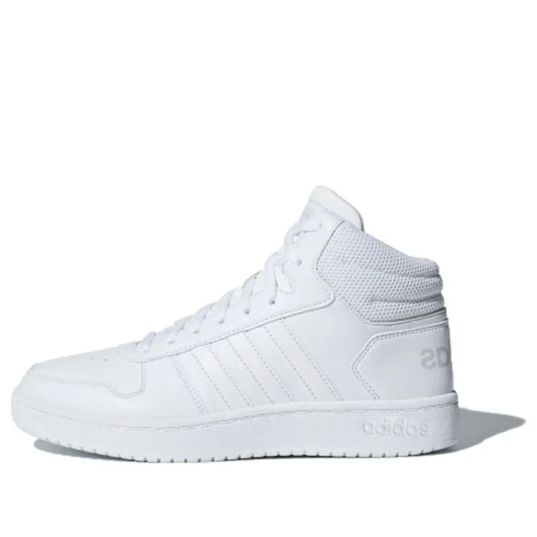 (WMNS) adidas neo Hoops 2.0 Mid White B42099 - 1