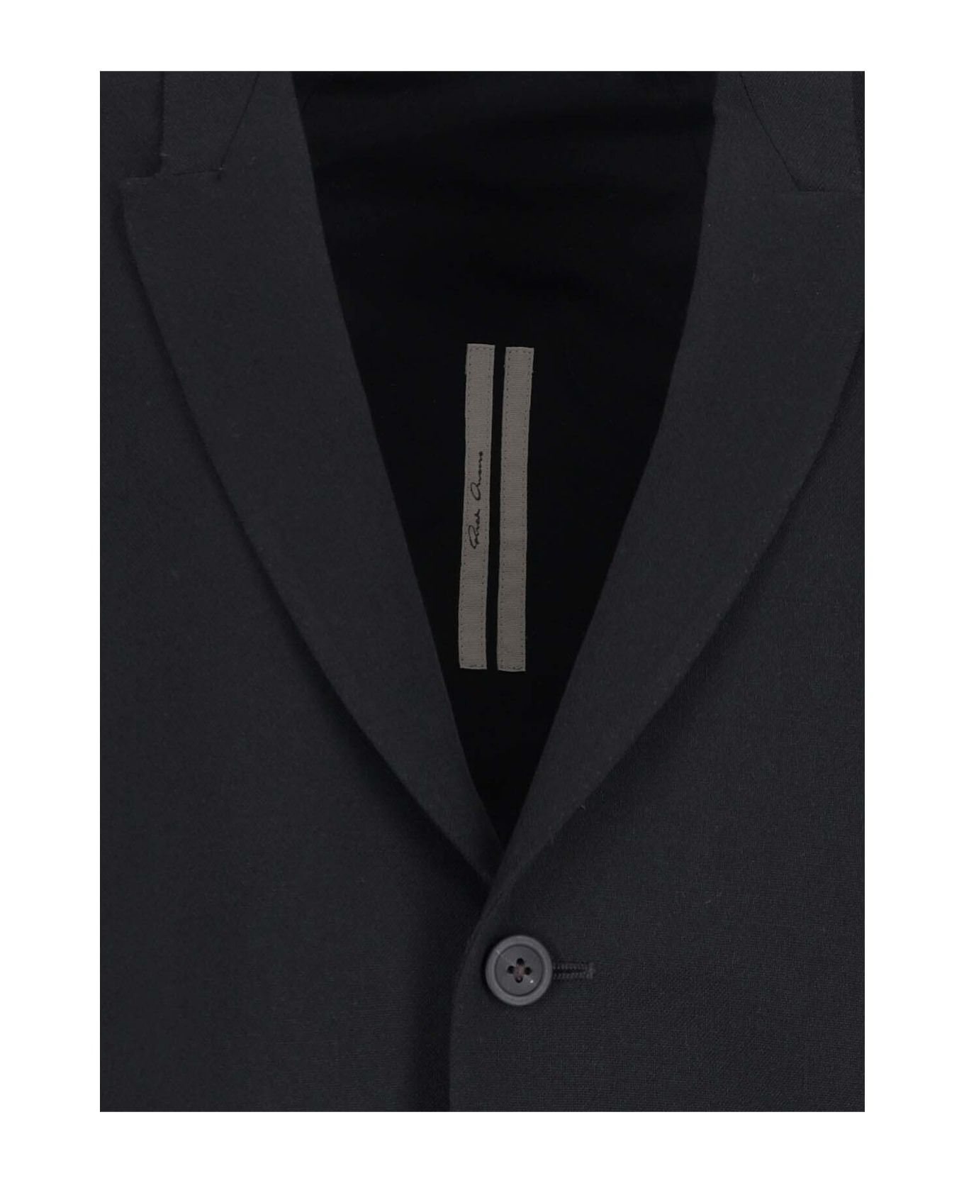 Single-breasted Wool Blazer - 4
