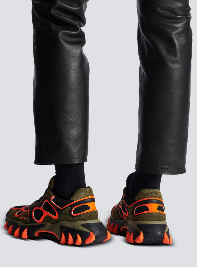 Balmain B-East trainers in leather and mesh outlook
