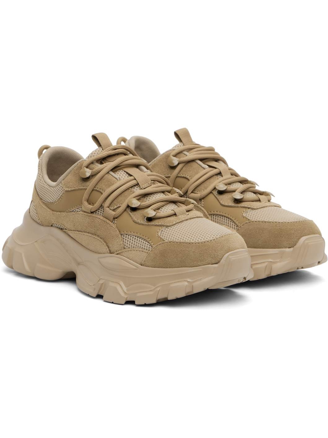 Tan Bebbio Sneakers - 4