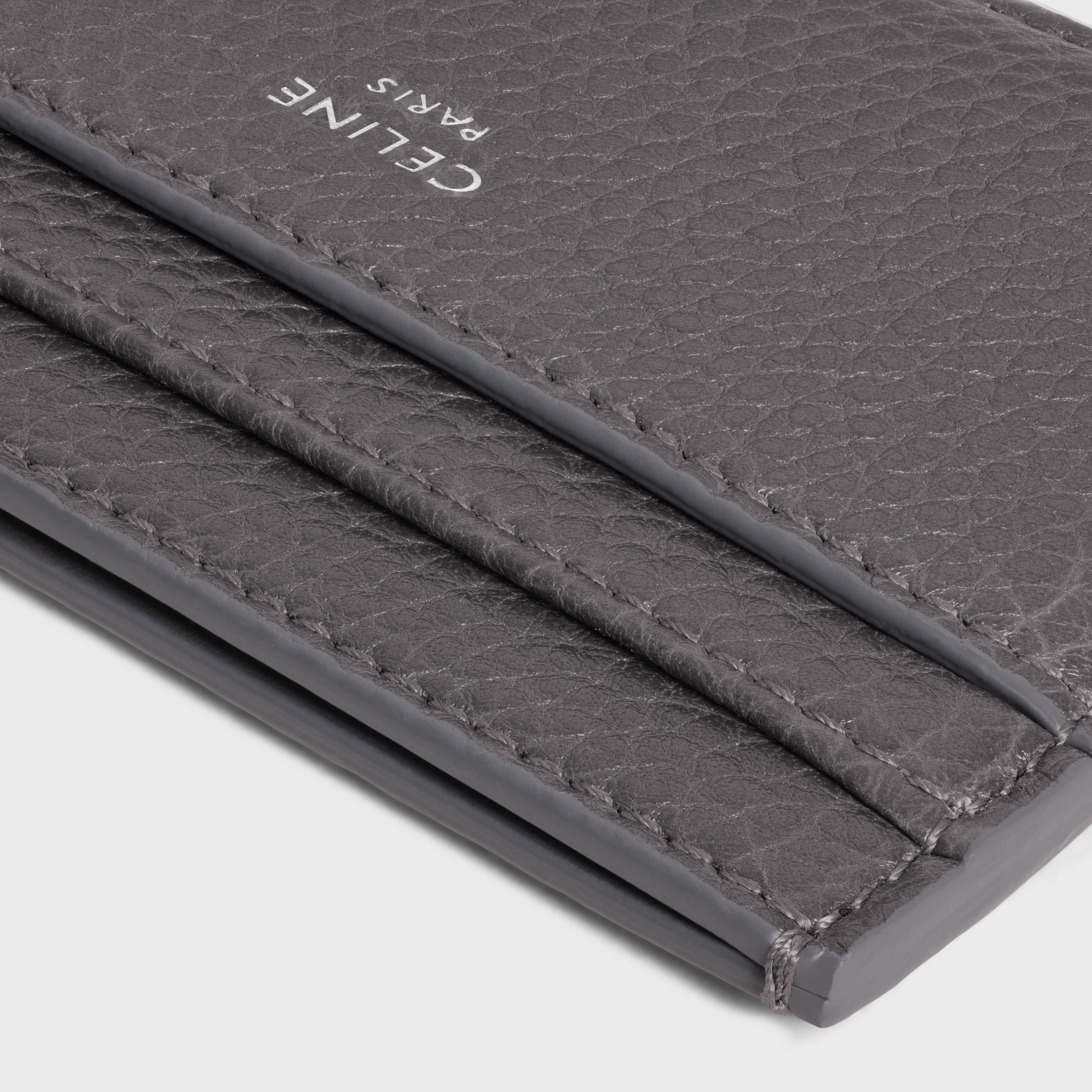 MEDIUM CARD HOLDER IN GRAINED CALFSKIN - 4
