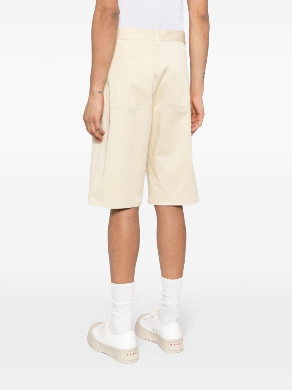 tailored cotton shorts - 4