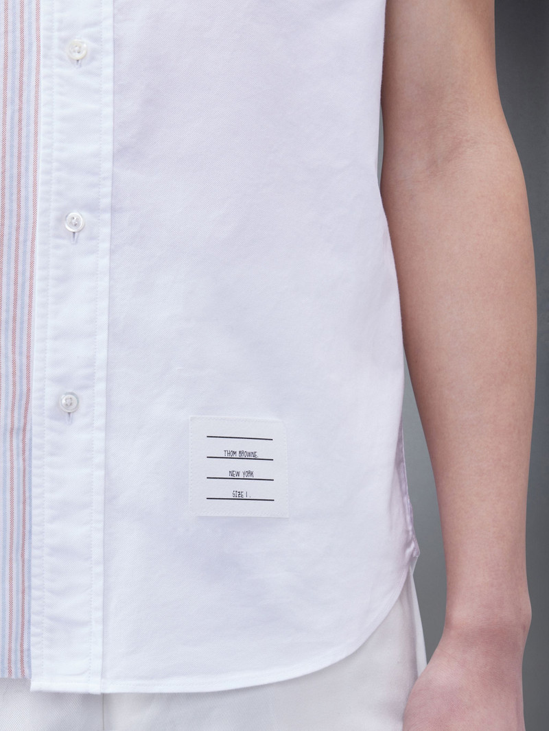 Funmix Stripe Oxford Short Sleeve Shirt 6