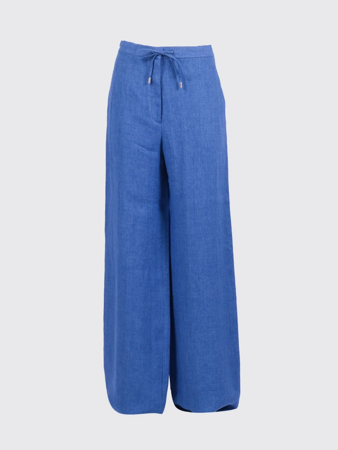 Max Mara Studio Women Max Mara Studio Linen Trousers With Drawstring - 1